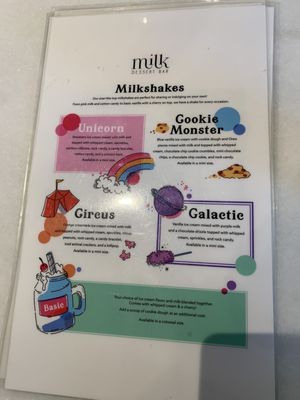 Milk Dessert Bar by null