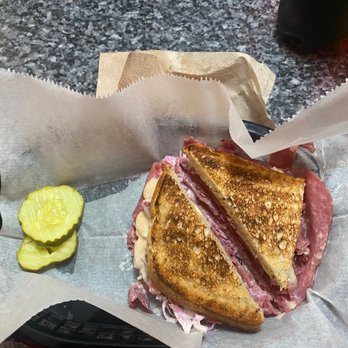 The Downtown Deli - A Pastrami and corned beef with provolone. - Delis Near Me - Seneca Falls, New York The Downtown Deli - A Pastrami and corned beef with provolone. - Delis Near Me - Seneca Falls, New York