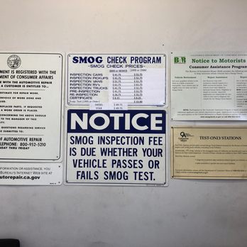 Smog Zone - Prices are reasonable and compared to others are way better when it comes to cleanliness. - Smog Check Stations Near Me - Chino, California