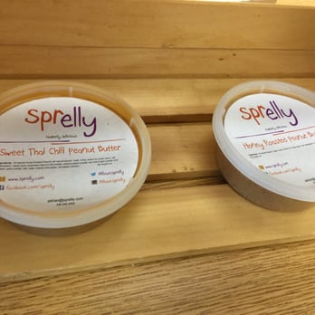 Sprelly - Sweet Thai Chili Peanut Butter and the Honey Roasted Peanut Butter - Specialty Food Near Me - Fredericksburg, Virginia Sprelly - Sweet Thai Chili Peanut Butter and the Honey Roasted Peanut Butter - Specialty Food Near Me - Fredericksburg, Virginia