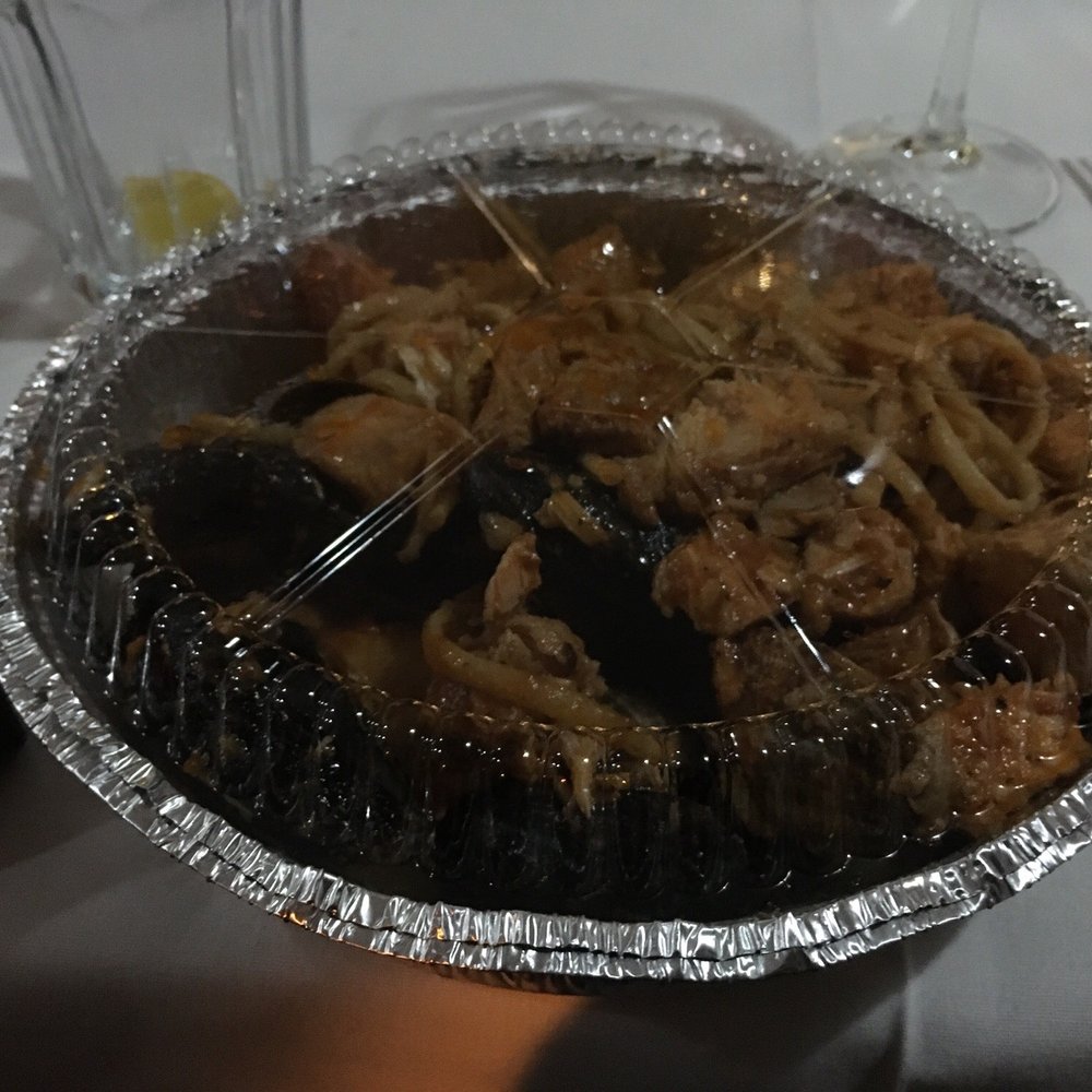 Barolo Cafe - The waitstaff brought out this to-go container upon seeing my leftovers, and this was the best customer service we received. - Italian Near Me - Tustin, California Barolo Cafe - The waitstaff brought out this to-go container upon seeing my leftovers, and this was the best customer service we received. - Italian Near Me - Tustin, California