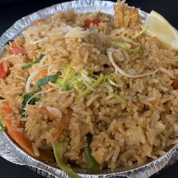Thai Place Restaurant - Veggie Basil Fried Rice - Thai Near Me - Phoenixville, Pennsylvania