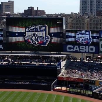 Yankee Stadium - 67th annual Old Timer's Day.6/23/13.A view from the cheap(?) seats. - Stadiums & Arenas Near Me - Bronx, New York