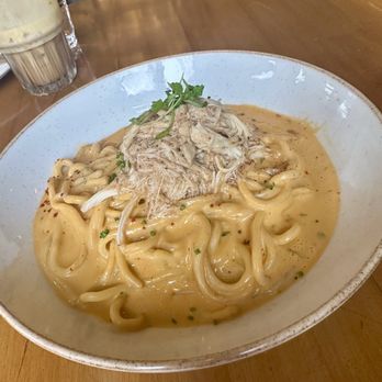 NEP Cafe - Irvine - Salted egg yolk pasta with crab - Breakfast & Brunch Near Me - Irvine, California NEP Cafe - Irvine - Salted egg yolk pasta with crab - Breakfast & Brunch Near Me - Irvine, California