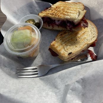 Lily's Coffee House - BlackBerry bacon grilled cheese - Cafes Near Me - Cambria, California Lily's Coffee House - BlackBerry bacon grilled cheese - Cafes Near Me - Cambria, California