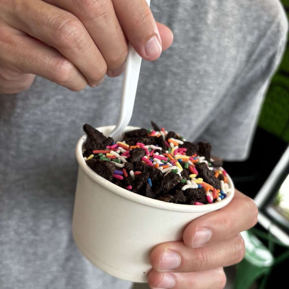 Always Ice Cream - Vanilla with Oreo crumble and sprinkles on top - Ice Cream & Frozen Yogurt Near Me - Baltimore, Maryland