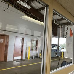 Air Care Colorado Testing Center - Inside waiting room looking out