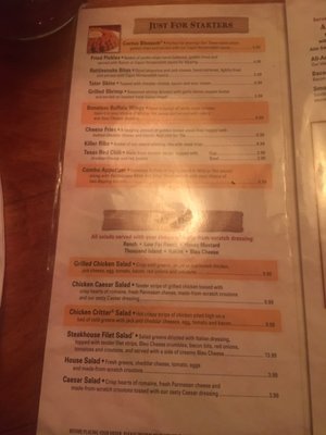 Menu photo 2 Texas Roadhouse Newnan, GA Menu photo 2 Texas Roadhouse Newnan, GA