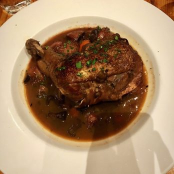 Rue Cler - Coq Au Vin - the chicken was awesome - French Near Me - Durham, North Carolina Rue Cler - Coq Au Vin - the chicken was awesome - French Near Me - Durham, North Carolina