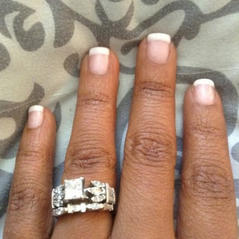 Julie's Nail Room - Shellac: French w/ a Pink Shimmer Polish - Nail Salons Near Me - Fremont, California Julie's Nail Room - Shellac: French w/ a Pink Shimmer Polish - Nail Salons Near Me - Fremont, California