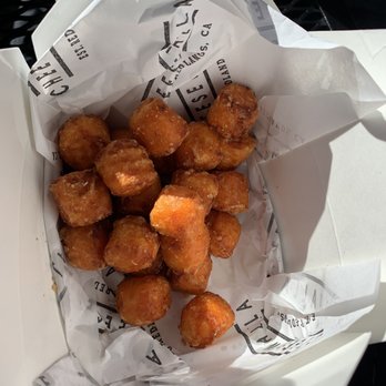 Cheesewalla - Sweet potato tots (after I ate half). - Sandwiches Near Me - Redlands, California Cheesewalla - Sweet potato tots (after I ate half). - Sandwiches Near Me - Redlands, California