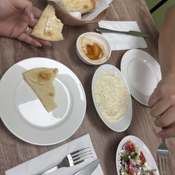 True Love Kitchen - Pita Bread Hummus babaganoush salad - Mediterranean Near Me - Rosemead, California