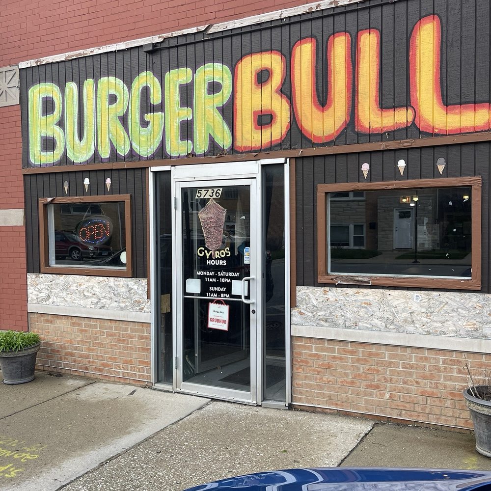 Burger Bull Restaurant - Exterior - Fast Food Near Me - Chicago, Illinois Burger Bull Restaurant - Exterior - Fast Food Near Me - Chicago, Illinois