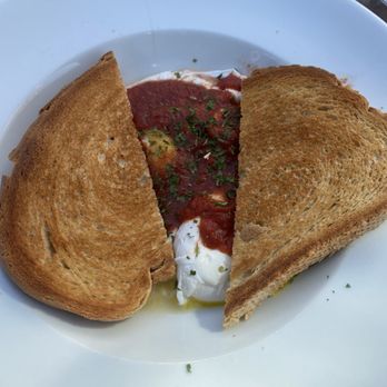 Olive & Thyme - Turkish eggs. So much flavor. - Mediterranean Near Me - Clearwater, Florida