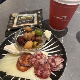 Some tapas - the olives were especially good.
