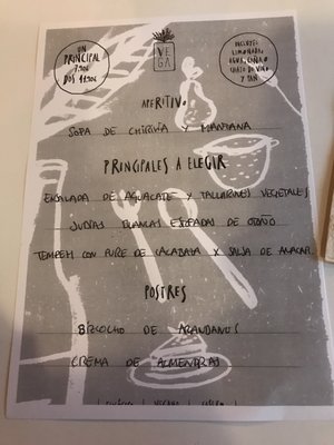 Menu photo 6 Vega Madrid, M Menu photo 6 Vega Madrid, M
