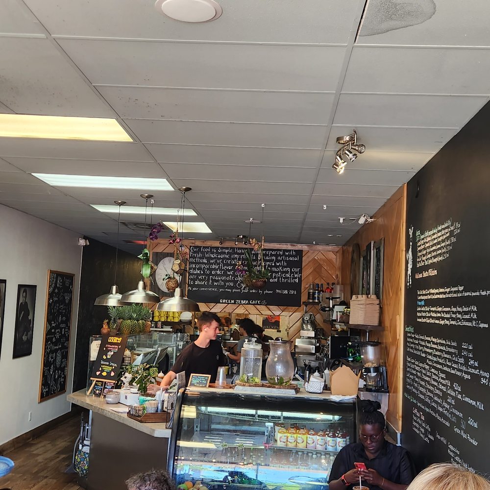 Green Zebra Cafe - Inside from the front - Juice Bars & Smoothies Near Me - Sarasota, Florida Green Zebra Cafe - Inside from the front - Juice Bars & Smoothies Near Me - Sarasota, Florida