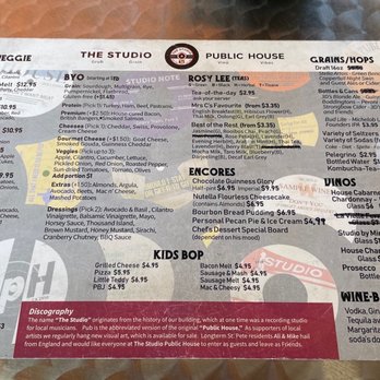 The Studio Public House - Sandwiches Near Me - St Petersburg, Florida The Studio Public House - Sandwiches Near Me - St Petersburg, Florida