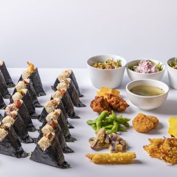 Onigilly - Santa Clara - a variety of appetizers - Japanese Near Me - Santa Clara, California Onigilly - Santa Clara - a variety of appetizers - Japanese Near Me - Santa Clara, California