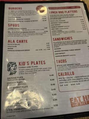 Menu photo 4 The State Line El Paso, TX