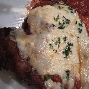 Joey's Classic Italian Dining - Part of my chicken Parmesan - Italian Near Me - Syracuse, New York Joey's Classic Italian Dining - Part of my chicken Parmesan - Italian Near Me - Syracuse, New York