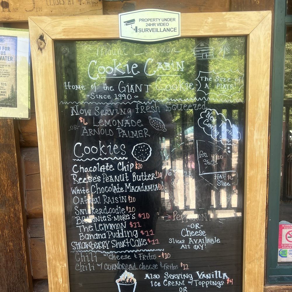 Mt Lemmon Cookie Cabin - Menu - June 2026 - Pizza Near Me - Mount Lemmon, Arizona