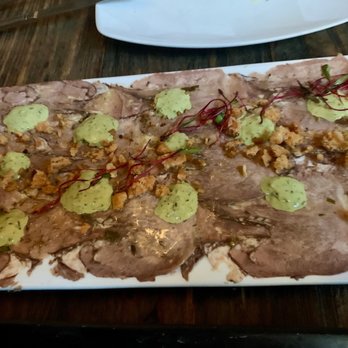 Cabotina - Lengua carpaccio - Italian Near Me - Zapopan, JAL