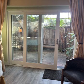 Bodega Bay Inn - Beautiful new sliding glass doors out to our own serene patio! - Hotels Near Me - Bodega Bay, California