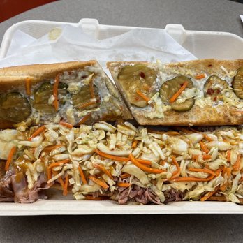 Firehouse Subs - Large BBQ Cuban sub is delicious! The best part is the sweet BBQ sauce and spicy pickle chips. - Sandwiches Near Me - Novi, Michigan
