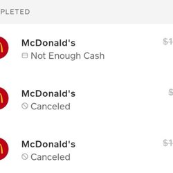 McDonald's - Double charged bank account