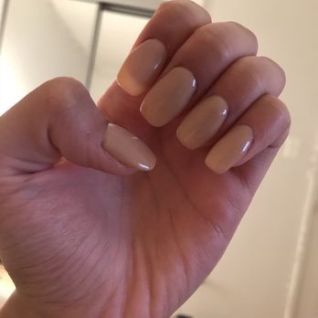 Luxe Nail Lounge - A little too thick and not filed enough ): - Nail Salons Near Me - Fairfax, Virginia