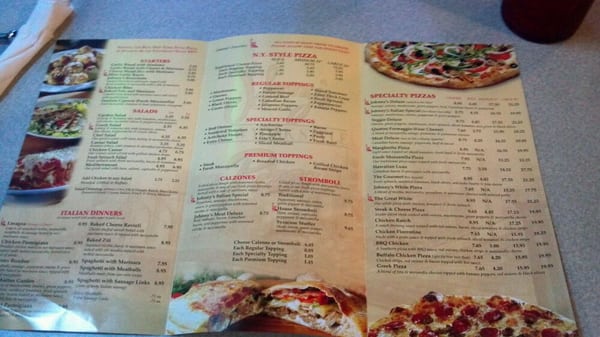 Menu photo 2 Johnny's New York Style Pizza Macon, GA