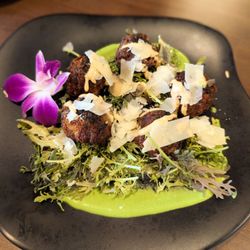 Slate Table + Bar - Lobster beignets