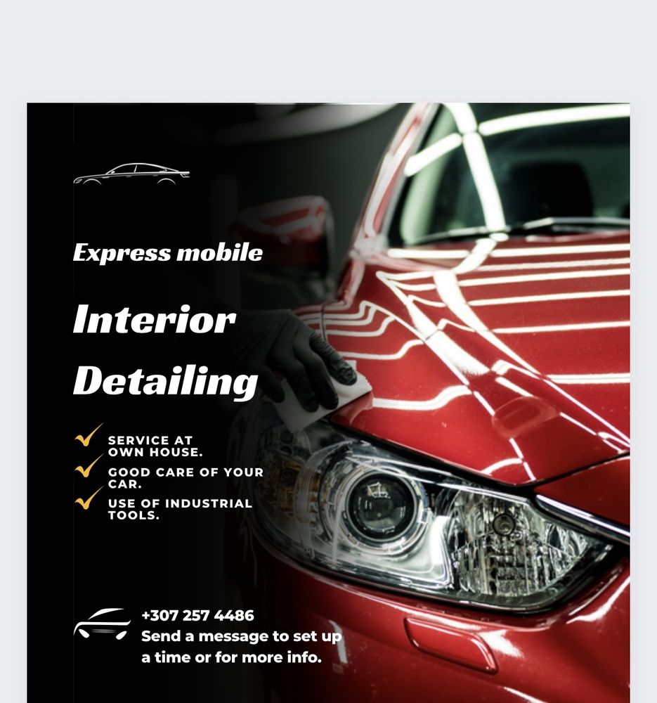 MOBILE DETAILING Request a Quote Gillette, Wyoming Car Wash