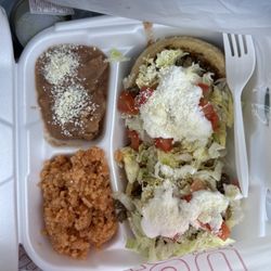 Tacos Arandas - Carne asada sope combo.