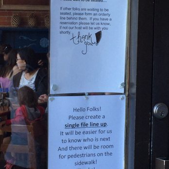 Blue Fox Cafe - When they have two signs, you have to expect a wait. - Breakfast & Brunch Near Me - Victoria, British Columbia Blue Fox Cafe - When they have two signs, you have to expect a wait. - Breakfast & Brunch Near Me - Victoria, British Columbia