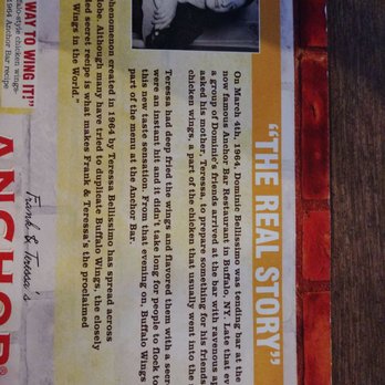 Anchor Bar - Great story - Chicken Wings Near Me - San Antonio, Texas Anchor Bar - Great story - Chicken Wings Near Me - San Antonio, Texas