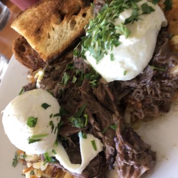 Shorehouse Kitchen - Angus Short Rib Hash & Eggs - Coffee & Tea Near Me - La Jolla, California Shorehouse Kitchen - Angus Short Rib Hash & Eggs - Coffee & Tea Near Me - La Jolla, California