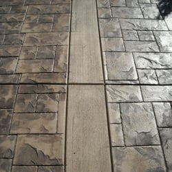 Sione's Concrete Construction Group - Stamped concrete.
