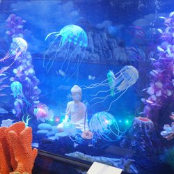 Big Al's - My hubby refuses to have anything fake and plastic in his tank; I think they're entertaining in their own right.