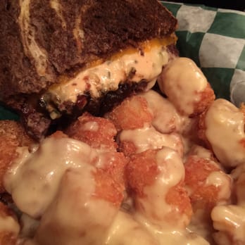 Quarry House Tavern - The oven patty melt with cheese on top- tater tots - Dive Bars Near Me - Silver Spring, Maryland Quarry House Tavern - The oven patty melt with cheese on top- tater tots - Dive Bars Near Me - Silver Spring, Maryland