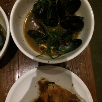 Coltivare - The mussels along with some focaccia bread. (iPhone quality picture isn't great) - Italian Near Me - Houston, Texas Coltivare - The mussels along with some focaccia bread. (iPhone quality picture isn't great) - Italian Near Me - Houston, Texas