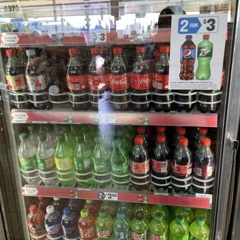 ampm - a display of sodas and soft drinks - Convenience Stores Near Me - Fresno, California