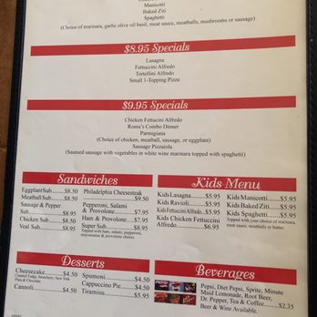 Roma's Italian Restaurant - The Colony - Lunch specials - Pizza Near Me - The Colony, Texas