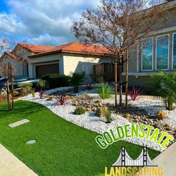 Golden State Landscaping - Complete Landscape Design.
-Turf Installation
-Irrigation Installation -Planting
-Rock Installation
-Architecture Design
-Hauling - Landscaping Near Me - Pleasanton, California Golden State Landscaping - Complete Landscape Design.
-Turf Installation
-Irrigation Installation -Planting
-Rock Installation
-Architecture Design
-Hauling - Landscaping Near Me - Pleasanton, California