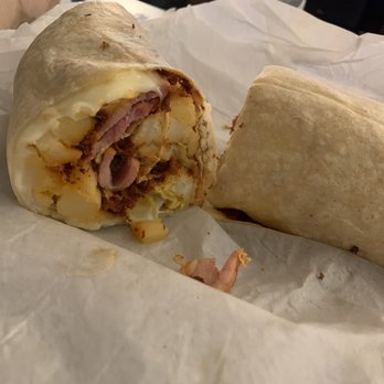 El Asadero - Breakfast burrito (chorizo and bacon) - Mexican Near Me - Ventura, California