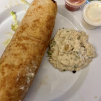 Palmyra - Lamb Shawarma Wrap, $13. Spooned side baba ghanoush ($10) - Mediterranean Near Me - San Francisco, California