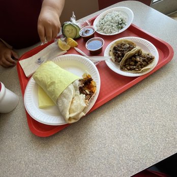 Tacos Jalisco - bomb foood I love it here !!! Their rice is authentic coooked not frozen like Alberto's and they salsaaa is fire the red one especially - Mexican Near Me - Fontana, California Tacos Jalisco - bomb foood I love it here !!! Their rice is authentic coooked not frozen like Alberto's and they salsaaa is fire the red one especially - Mexican Near Me - Fontana, California