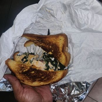 Cafe Curbside - Salmon grilled cheese on brioche. - Sandwiches Near Me - Capitol Heights, Maryland