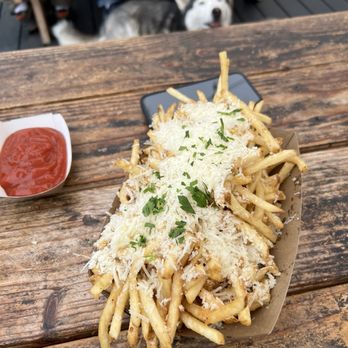 Fluid State Beer Garden - Garlic fries - Bars Near Me - Ventura, California Fluid State Beer Garden - Garlic fries - Bars Near Me - Ventura, California